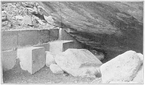 Two of the Seven Seats Near the Spring Under the Great White Rock