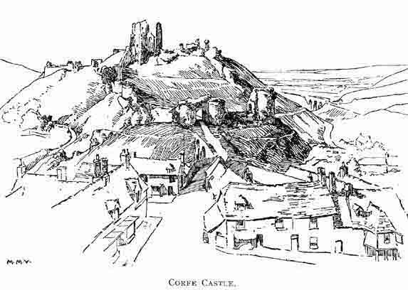 Corfe Castle.