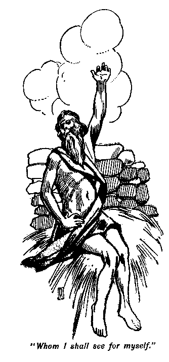 [Illustration: "Whom I shall see for myself."]