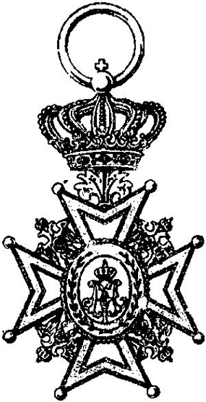 Chevalier et Officier (revers)