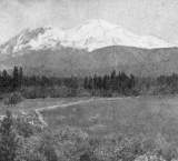 MOUNT SHASTA FROM STRAWBERRY VALLEY.