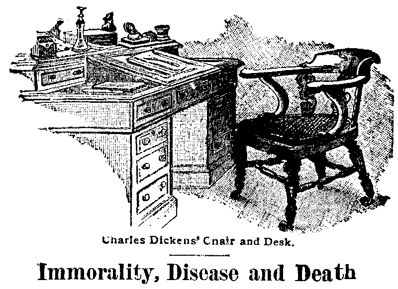 Charles Dickens' Chair and Desk