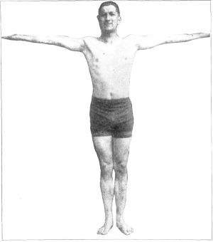 FIG. 12.—"GRIND," SHOWING HOW THE PALMS OF HANDS ARE TURNED UP IN THIS EXERCISE