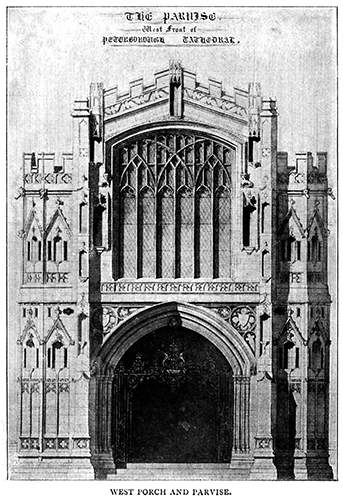 West Porch and Parvise.