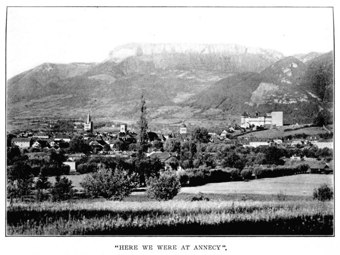 "HERE WE WERE AT ANNECY".