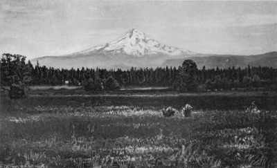 Afar loomed Mount Hood.