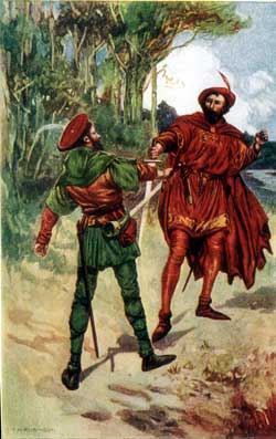 ROBIN HOOD IN AN ENCOUNTER.