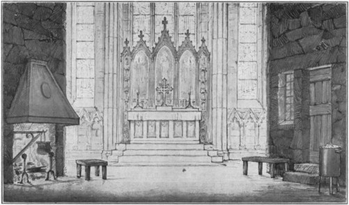 Sketch of chancel scene...