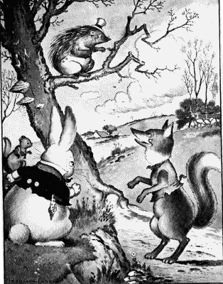 "Pooh," exclaimed Reddy Fox. "Who's afraid of that fellow?" Page 10.