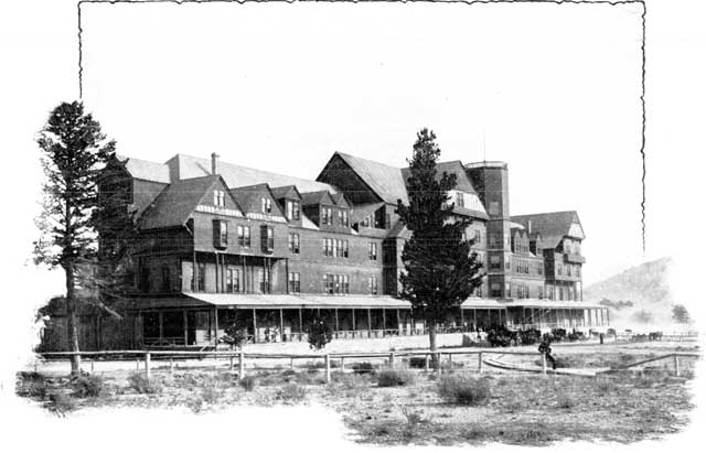 THE MAMMOTH SPRINGS HOTEL.