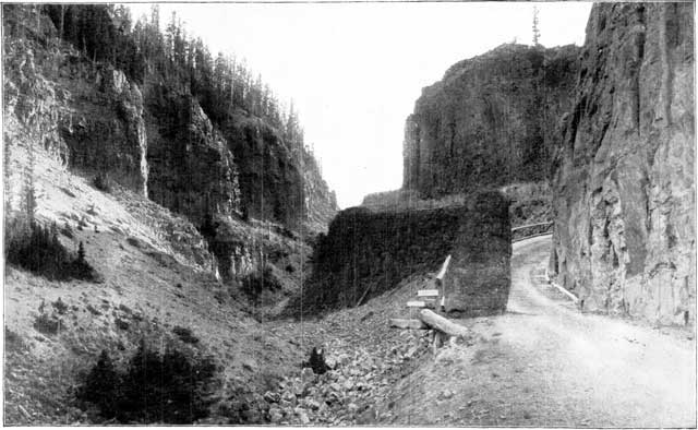 THE ROAD NEAR THE GOLDEN GATE.