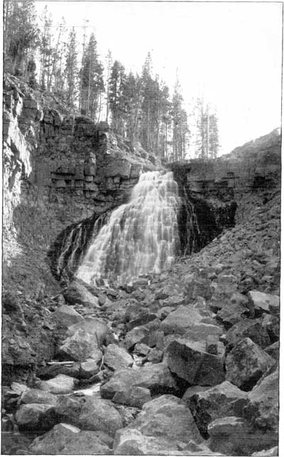 RUSTIC FALLS, YELLOWSTONE PARK.