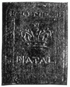 Stamp, embossed, "Natal"