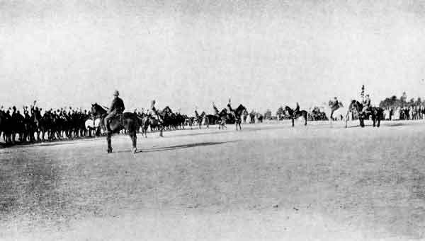 The Last Phase. The Commander-in-Chief, General Botha, receives an ovation from his Bodyguard after disbanding them