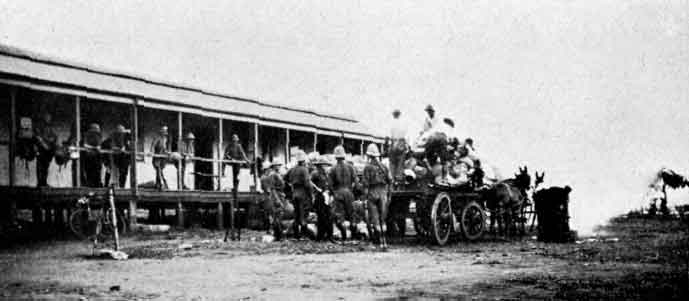 Kits aboard. The Troops departing for the Front