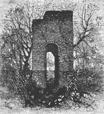 RUINS OF THE OLD CHURCH-TOWER, JAMESTOWN, VIRGINIA.