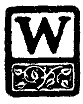 [Illuminated letter] W