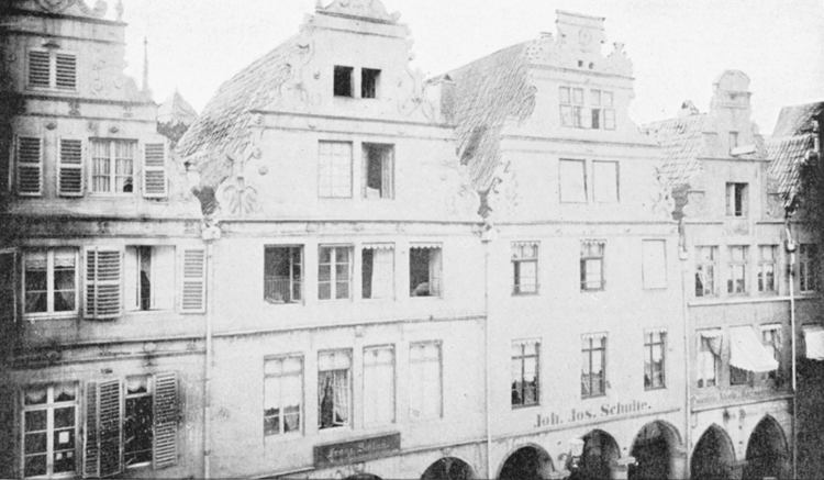 OLD HOUSES AT MÜNSTER.