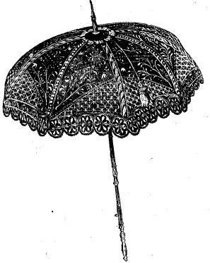 A WOVEN PARASOL.