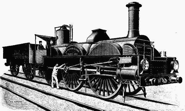 M. ESTRADE'S HIGH SPEED LOCOMOTIVE.