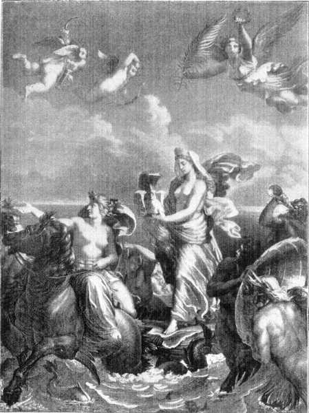 Thetis bringing Armor to Achilles.