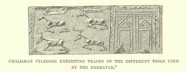 315.jpg ChaldÆan Cylinder Exhibiting Traces of The Different Tools Used by the Engraver 