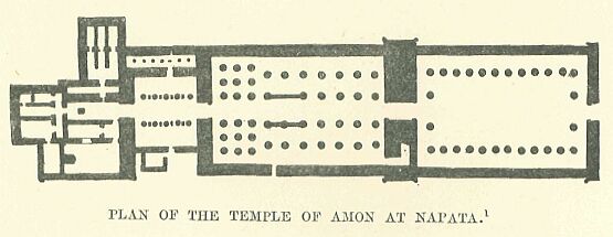 258.jpg Plan of the Temple Of Amon at Napata 