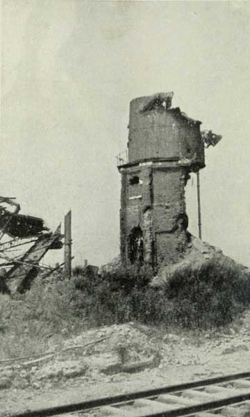 The Water Tower and Railway Track, Vermelles.