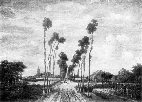 The Avenue of Middelharnais. Hobbema.