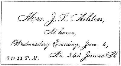 Invitation to a Reception