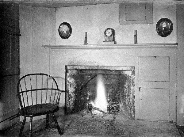 TRUE EIGHTEENTH CENTURY SIMPLICITY. NOW THE AUTHOR'S DINING ROOM  Photo by John Runyon