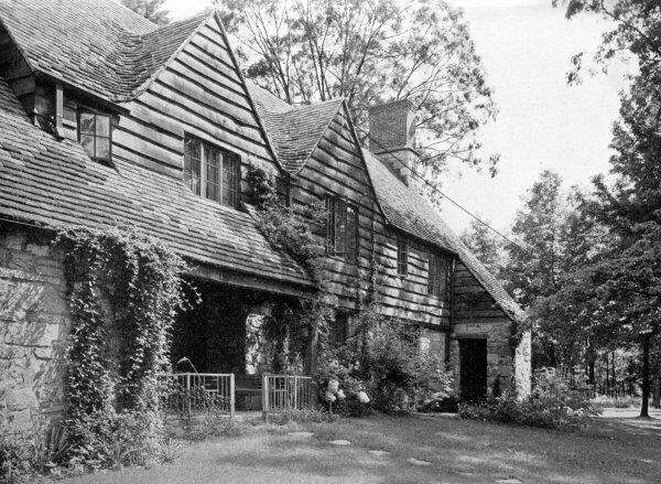 ENTIRELY NEW, BUT WITH ALL THE CHARM OF AN OLD HOUSE  Robertson Ward, architect. Photo by Samuel H. Gottscho