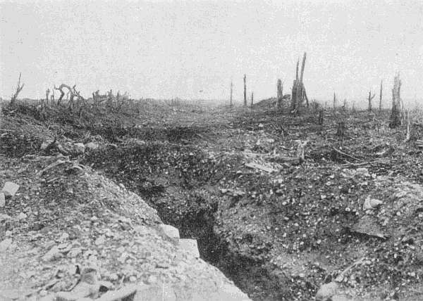 A MAIN STREET OF POZIÈRES IN A QUIET INTERVAL DURING THE FIGHT