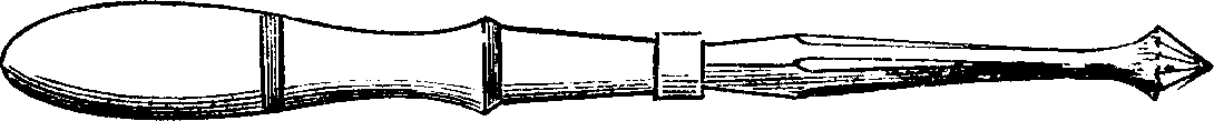 Illustration: Fig. 3. Hand drill for boring bone. 