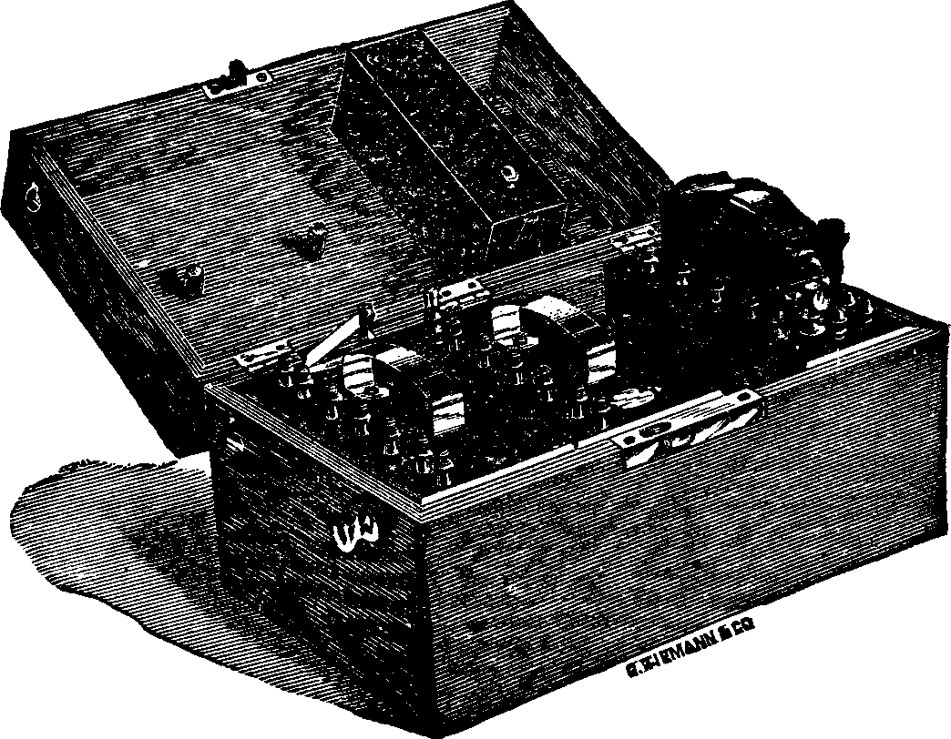 Illustration: Fig. 7. A small Battery for home use.