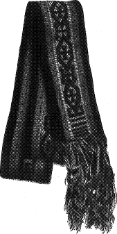 Zuñi woven sash