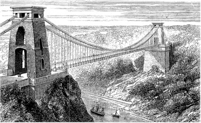 SUSPENSION BRIDGE AT CLIFTON.