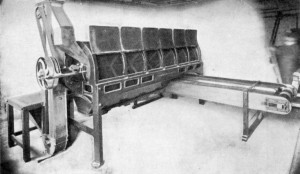 CACAO BEAN SORTING AND CLEANING MACHINE. Reproduced by permission of Messrs. J. Baker & Sons, Ltd., Willesden.