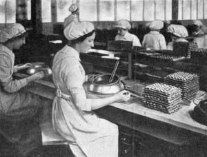  GIRLS COVERING, OR DIPPING, CREMES, ETC. (Messrs. Cadbury Bros., Bournville.)