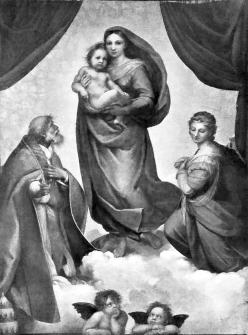 SISTINE MADONNA Dresden Gallery