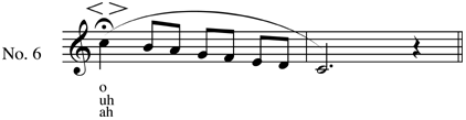 a musical fragment