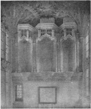 INTERIOR OF THE SALISBURY CHANTRY.