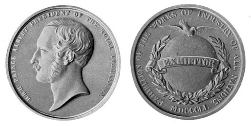 Bronze medal won by Mr. Hussey with his Reaper in England in 1851