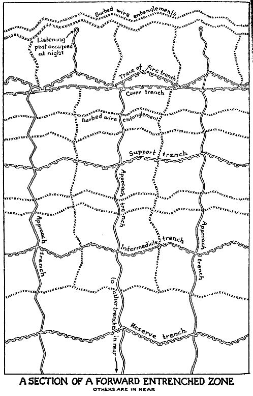 A SECTION OF A FORWARD ENTRENCHED ZONE