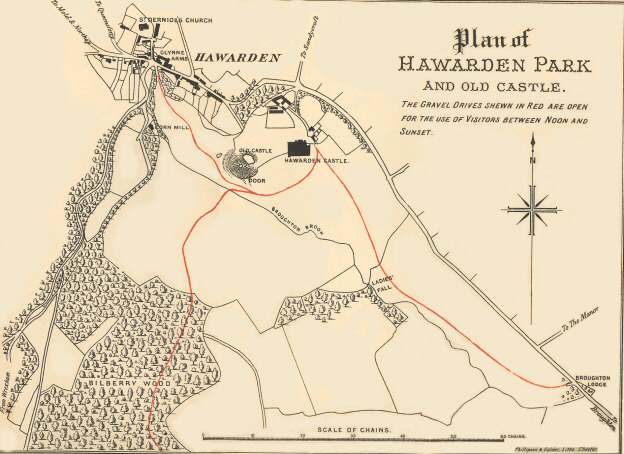 Map of Hawarden