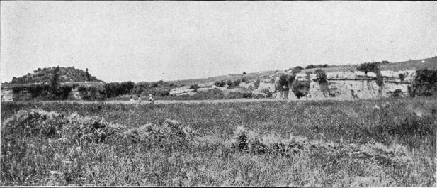 Ancient quarries.