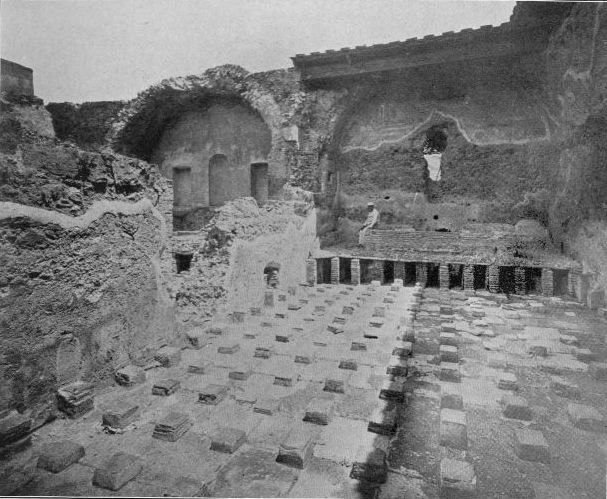 The Tepidarium Of The Stabia Baths At Pompeii