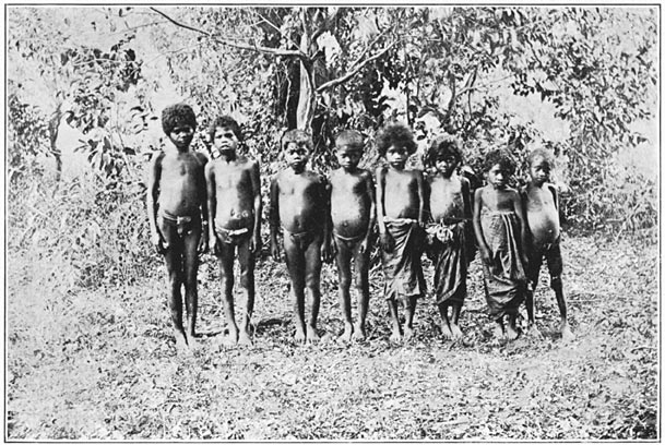 Negrito children, Santa Fé, Zambales.