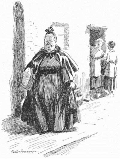 "I 'EAR SHE'S 'AD A LEGACY O' TWENTY POUNDS LEFT 'ER." "YES, SHE 'AS. BUT ONE GOOD THING ABOUT 'ER IS, 'ER WEALTH AIN'T SPOILT 'ER."