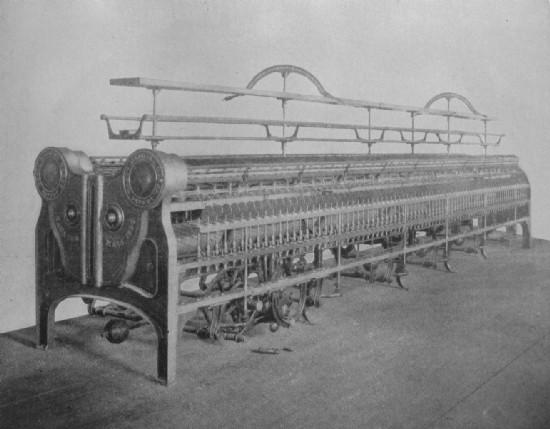 MODERN RING SPINNING FRAME FOR COTTON. SIXTY-EIGHT SPINDLES